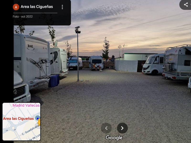 area de autocaravanas en madrid capital