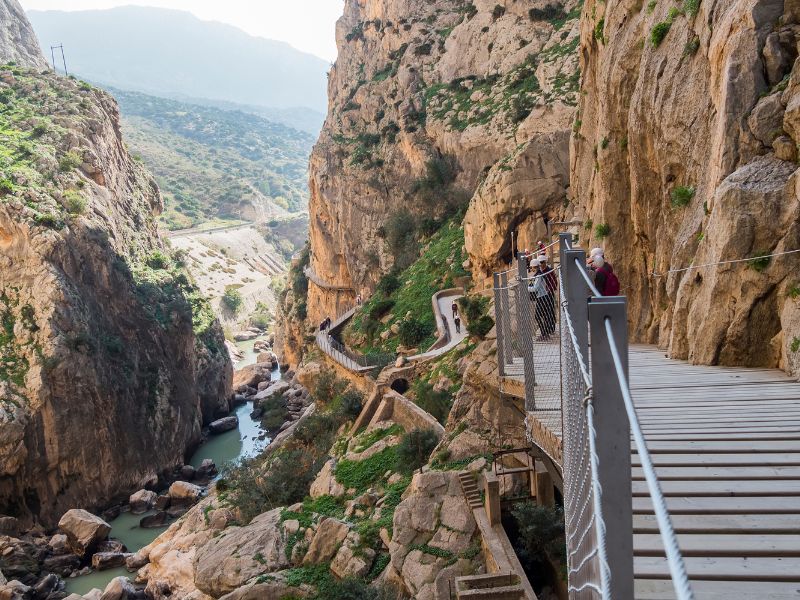 visitar caminito del rey en autocaravana